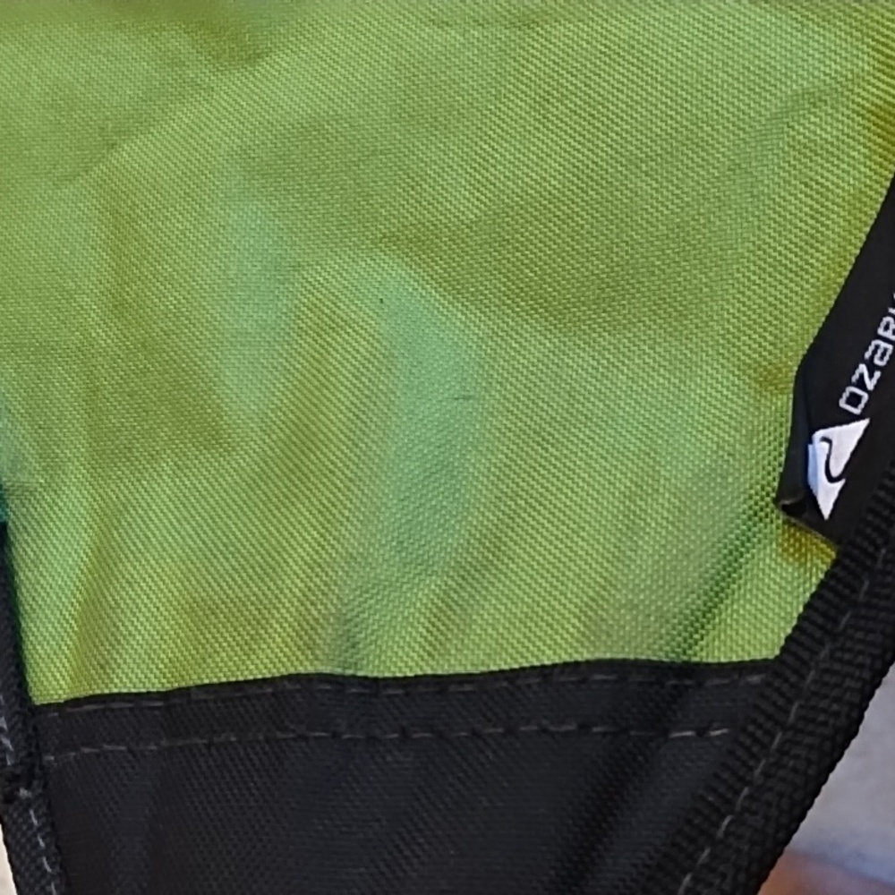 Green and Black 3 Leg Folding Stool - Picture 11 of 13